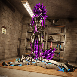 animal_genitalia animal_penis anthro anthro_on_anthro arms_tied ball_gag balls basement bdsm biped black_body black_boots black_clothing black_footwear black_fur black_shoes blindfold blue_body blue_fur blue_penis bodily_fluids bondage boot_on_penis boots bottomwear bound canine_genitalia canine_penis claws clothed clothing cock_and_ball_torture cuff_(restraint) cum cum_drip cum_dripping_from_penis cum_on_penis depth_of_field dominant dripping dungeon duo erection feet foot_fetish foot_on_chest foot_on_penis foot_play footwear fur gag gagged genital_fluids genital_torture genitals grey_body grey_fur hair handwear immobilization inside knot latex latex_clothing leather leather_boots leather_clothing leather_footwear legs_tied legwear male male/male metal_cuffs multicolored_body muscular muscular_male nude open_mouth orgasm pain pants paws penis penis_squeeze purple_body purple_fur reflection restraints screw sensory_deprivation sex shoes slim slim_anthro slim_male slim_sub smile standing standing_on_another standing_on_penis submissive submissive_male tail trampling white_body white_fur wood dragonplayer blender_cycles dragonplayer_(character) ichigo_(ichigo03hdfr) canid canine canis fox hybrid jex mammal rexouium 1:1 3d_(artwork) absurd_res blender_(artwork) digital_media_(artwork) hi_res