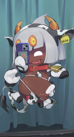 2_horns 4_eyes 6_hands accessory animal_genitalia animal_print animal_print_bikini armless bedroom_eyes bell bell_collar bikini bite brown_body brown_skin cellphone clothed clothing collar cow_costume cow_ears cow_print cow_print_bikini crossdressing cute_fangs detailed_background dreamstalk electronics empty_eyes fake_ears fake_tail fangs floating_hands genital_slit genitals gloves hair handwear headband holding_cellphone holding_object holding_phone holding_smartphone horn hucow legless looking_at_viewer male mostly_nude_male multi_eye multi_hand narrowed_eyes one_eye_obstructed orange_eyes orange_horn pattern_bikini pattern_clothing pattern_swimwear phone presenting_slit seductive self_bite selfie smartphone solo spread_slit swimwear taking_picture taking_selfie teeth three-quarter_view tongue tongue_bite tongue_out two-piece_swimsuit undressing_self unusual_anatomy unusual_eye_placement white_eyes white_hair yellow_fangs unso kirby:_triple_deluxe kirby_(series) nintendo taranza arachnid arthropod humanoid spider spidr 2026 digital_drawing_(artwork) digital_media_(artwork) full-length_portrait hi_res japanese_description portrait