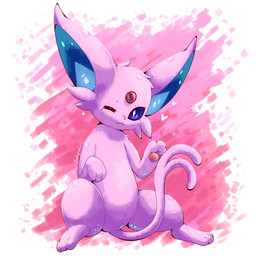 3_toes abstract_background ambiguous_gender black_nose featureless_crotch feet feral forehead_gem forked_tail fur gem gesture one_eye_closed pawpads pink_background purple_body purple_eyes purple_fur simple_background solo spread_legs spreading tail thin_tail toes unusual_anatomy unusual_tail waving white_background plattyneko nintendo pokemon eeveelution espeon generation_2_pokemon pokemon_(species) 1:1
