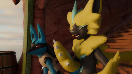 anal anal_penetration animal_genitalia animal_penis anthro anthro_on_anthro anthro_penetrated anthro_penetrating anthro_penetrating_anthro anthro_penetrating_male anthro_pov assertive_anthro assertive_male backsack balls bent_over big_balls blue_body blue_fur bodily_fluids bouncing_balls bouncing_penis butt canine_genitalia canine_penis chest_spike claws cum cum_in_ass cum_inside cum_on_self cum_while_penetrated cumshot doggystyle duo ejaculation erection finger_claws first_person_view fluffy fluffy_tail from_behind_position fur genital_fluids genitals handjob handjob_while_penetrating hands-free introduction knot knotted_penis looking_at_butt looking_at_viewer looking_down looking_down_at_viewer looking_pleasured male male/male male_on_bottom male_on_top male_penetrated male_penetrating male_penetrating_anthro male_penetrating_male male_pov moan multiple_angles multiple_positions on_bottom on_top orgasm outside outside_sex penetration penile penile_penetration penis penis_in_ass reach_around rear_view saggy_balls sex simultaneous_orgasms snout sound_effects spikes spikes_(anatomy) tail toe_claws yellow_body yellow_fur sound_warning webo nintendo pokemon pokemon_mystery_dungeon spike_chunsoft canid canine generation_4_pokemon generation_7_pokemon legendary_pokemon lucario mammal pokemon_(species) zeraora 16:9 3d_(artwork) 3d_animation animated digital_media_(artwork) hi_res huge_filesize long_playtime sound video widescreen
