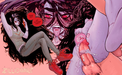 balls black_hair bodily_fluids clothing cum cum_in_uterus cum_in_vagina cum_inside drooling duo ejaculation faceless_character faceless_gynomorph faceless_intersex fallopian_tubes female female_penetrated foreskin genital_fluids genitals grey_body grey_skin gynomorph gynomorph/female gynomorph_penetrating gynomorph_penetrating_female hair heart_symbol humanoid_genitalia humanoid_penis humanoid_pointy_ears internal internal_vaginal intersex intersex/female intersex_penetrating intersex_penetrating_female looking_pleasured not_furry orgasm ovaries penetration penile penile_penetration penis penis_in_vagina pointy_ears red_eyes retracted_foreskin saliva sex shirt tank_top tongue tongue_out topwear uterus vaginal vaginal_canal vaginal_penetration zillionaire adventure_time cartoon_network marceline_abadeer princess_bubblegum humanoid vampire 2021 hi_res