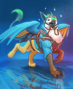 animal_genitalia balls beak feathers feral front_view fur genitals looking_at_viewer male scutes sheath smile solo standing tail tongue wings bombird mythology coulias avian gryphon mythological_avian mythological_creature 2025 digital_drawing_(artwork) digital_media_(artwork) hi_res