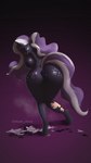 anthro anus equine_anus female goo_transformation puffy_anus solo tail transformation skye_cloud friendship_is_magic hasbro idw_publishing my_little_pony my_little_pony_(idw) nightmare_rarity_(idw) rarity_(mlp) equid equine horse mammal pony 9:16 hi_res