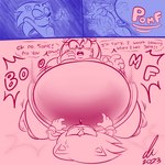 anthro belly big_belly duo fell_down female female_on_top huge_belly hyper hyper_belly male male/female obese on_top onomatopoeia overweight overweight_female size_difference sound_effects surprised_expression text classica_p sega sonic_the_hedgehog_(series) amy_rose sonic_the_hedgehog eulipotyphlan hedgehog mammal 1:1 absurd_res comic english_text hi_res