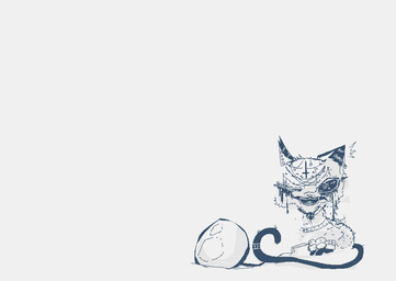ambiguous_gender bodily_fluids feral fur open_mouth simple_background solo tail tears white_background white_body white_fur naircat domestic_cat felid feline felis mammal 2017 digital_media_(artwork) light_theme microsoft_paint_(artwork) monochrome