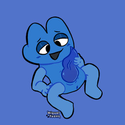 for_a_head genitals lidded_eyes male masturbation penis penis_tentacles pose simple_background solo tentacles migueltoons battle_for_dream_island object_shows four_(bfb) algebralian alien alien_humanoid humanoid object_head 1:1 hi_res pinup