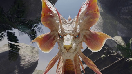 ambiguous/ambiguous ambiguous_feral ambiguous_gender ambiguous_pov armor bestiality bestiality_kiss blue_eyes building clothed clothing day deep_kiss detailed_background duo eye_contact eyes_closed feral fin first_person_view french_kissing fur hand_on_head hand_on_jaw hand_on_snout human_on_feral human_pov interspecies kissing kissing_pov larger_feral looking_at_another looking_at_viewer looking_down looking_down_at_viewer lying mountain narrowed_eyes on_back outside palm_tree pink_body pink_scales plant pupils purple_body purple_fur rock ruins scales size_difference sky slit_pupils smaller_human teeth tree white_body white_scales ivorylagiacrus pb472 sound_warning jl017_(sound) capcom monster_hunter syreen_(character) human leviathan_(mh) mammal mizutsune scalie 16:9 2023 3d_(artwork) 3d_animation animated blender_(artwork) digital_media_(artwork) hi_res short_playtime sound webm widescreen