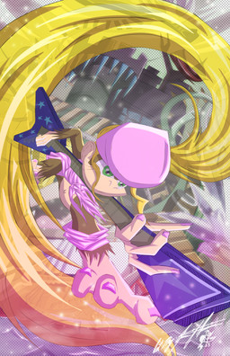 3_toes barefoot blonde_hair brown_body brown_fur clothing electric_guitar feet female fur green_eyes guitar hair hat headgear headwear long_hair musical_instrument plucked_string_instrument solo string_instrument toes veemon-tamer donkey_kong_(series) nintendo dixie_kong haplorhine mammal monkey primate hi_res signature
