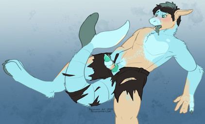 4_fingers 5_fingers anthro big_tail breath ear_expansion expansion fingers fur fused_fingers gradient_background green_body growth human_to_anthro long_feet male masturbation panting paws simple_background slit_penis snout snout_growth solo species_transformation tail tail_growth tongue tongue_drip tongue_out transformation recurrent mikumanokit aquatic fish furred_shark human mammal manokit shark