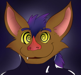 anthro clothing hypnosis latex latex_clothing latex_skinsuit male mind_control simple_background skinsuit smile solo spiral spiral_eyes tight_clothing caine_latrans_(artist) bat mammal alternate_version_at_source colored digital_drawing_(artwork) digital_media_(artwork) hi_res shaded