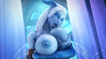 big_breasts blue_body blue_eyes blue_skin breast_lick breast_play breasts clothed clothing female hair humanoid_pointy_ears licking looking_at_viewer nipple_fetish nipple_lick nipple_piercing nipple_play nipples partially_clothed piercing pointy_ears solo tongue white_hair noname55 blizzard_entertainment warcraft pyrista draenei humanoid 3d_(artwork) absurd_res digital_media_(artwork) hi_res source_filmmaker_(artwork)