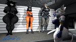 anthro armwear big_breasts big_butt big_penis bottomless breasts butt clipboard clothed clothing cuff_(restraint) ear_piercing elbow_gloves female genitals gloves group gynomorph handcuffed handcuffs handwear huge_breasts huge_thighs imminent_sex intersex jumpsuit lined_up lineup metal_cuffs nipple_piercing nipples pencil_(object) penis piercing restraints shocked smile thick_thighs topless topless_anthro topless_female topwear wide_hips domizoni cryptiacurves_(modeler) da.nilkaz_(modeler) psychojohn2_(modeler) warfaremachine_(modeler) go_to_horny_jail scp_foundation the_backrooms karelia_(ace_rattman) officer_flint_(foresttherotten) scp-1471-a scp-1471-a_(da.nilkaz) scp-682 canid canine mammal murid murine rat rodent smiler_(the_backrooms) 16:9 2025 3d_(artwork) digital_media_(artwork) hi_res meme source_filmmaker_(artwork) widescreen