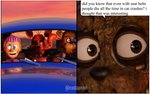 2020 3d_(artwork) :d afternoon ambiguous_gender animatronic anthro asking asking_viewer balloon_boy_(fnaf) bear black_eyebrows black_nose blender_(artwork) blue_eyes bow_tie brown_body brown_ears brown_eyes canid canine car circus_baby_(fnaf) close-up clothed clothing coda comic cross-eyed crossover detailed dialogue digital_media_(artwork) driving electronics english_text eye_patch eyebrows eyewear female five_nights_at_freddy's five_nights_at_freddy's_2 five_nights_at_freddy's_4 fox foxy_(fnaf) freddy_(fnaf) glistening glistening_eyes group hair hat headgear headwear human humor i_thought_that_was_interesting inside_car lagomorph leporid long_ears looking_aside looking_at_viewer looking_away looking_down machine male mammal meme microphone open_mouth orange_hair orange_nose outside pigtails pirate plushtrap_(fnaf) propeller propeller_hat pseudo_clothing pseudo_hair question rabbit red_body red_ears red_hair redraw reflection road robot scottgames sharp_teeth shirt shitpost sister_location sitting sky smile speech_bubble tails_gets_trolled talking_to_viewer tan_body teeth text the_more_you_know the_truth topwear vehicle what windshield_wiper yellow_body yellow_ears yellow_eyes yes-no_question