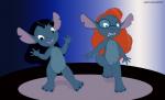 anthro duo eyewear female genitals glasses hair loli looking_at_viewer nude pussy smile transformation young young_anthro ugly_duckling disney lilo_and_stitch lilo_pelekai lilo_pelekai_(experiment) mertle_edmonds alien experiment_(lilo_and_stitch) mammal 2008