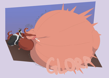 ambiguous_penetration anthro balls belly belly_expansion belly_inflation big_balls big_belly big_breasts big_butt big_nipples big_penis black_body black_scales bodily_fluids breasts butt cum cum_inflation cum_inside duo expansion female genital_fluids genitals huge_balls huge_belly huge_breasts huge_butt huge_nipples huge_penis hyper hyper_balls hyper_belly hyper_butt hyper_genitalia hyper_inflation hyper_penis inflation lactating male male/female navel navel_popping nipples penetration penis red_body red_scales scales white_body white_scales iandragonlover mythology ian_(iandragonlover) sandra_(somekindofsnake) dragon mythological_creature mythological_scalie reptile scalie snake absurd_res hi_res