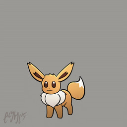 ambiguous_gender brown_body brown_ears brown_fur brown_tail dipstick_tail feral fur grey_background jumping markings open_mouth quadruped simple_background solo tail tail_markings birbmonsta nintendo pokemon eevee generation_1_pokemon pokemon_(species) 1:1 2d_animation animated frame_by_frame hi_res loop