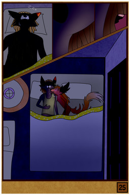 age_difference anthro blush border breasts dark duo erect_nipples farm female hair licking male male/female night nipples nude open_mouth sleeping tongue tongue_out white_border young young_anthro jaxneesen maxwell_(gratitude-advocate) syndey canid canine canis domestic_dog fox german_shepherd herding_dog hybrid mammal pastoral_dog procyonid raccoon 2017 2:3 absurd_res comic digital_media_(artwork) hi_res
