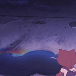 ambiguous_gender anthro backpack biped bottomwear brown_body brown_fur clothed clothing footwear fur hair pants puddle shirt shoes short_hair solo tail topwear walking itsdanfango jalei_(itsdanfango) domestic_cat felid feline felis mammal 1:1 2023 2d_animation animated low_res