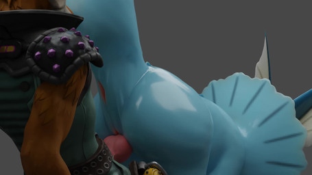 animal_genitalia animal_penis anthro anthro_on_feral anthro_penetrating anthro_penetrating_feral anus bestiality blue_body butt canine_genitalia canine_penis clothed clothing duo erection female female_penetrated feral feral_penetrated fur genitals knot knot_fucking male male/female male_on_feral male_penetrating male_penetrating_female orange_body orange_fur penetration penile penile_penetration penis penis_in_vagina raised_tail sex simple_background tail vaginal vaginal_penetration vulva swoomy epic_games fortnite nintendo pokemon fennix_(fortnite) canid canine eeveelution fox generation_1_pokemon generation_2_pokemon mammal pokemon_(species) red_fox true_fox vaporeon 3d_(artwork) 3d_animation animated digital_media_(artwork) hi_res no_sound short_playtime video