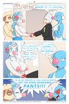 2:3 angry anthro areola beak big_breasts blue_hair bodily_fluids breasts brionne carol_(lysergide) comic crossed_arms daughter_(lore) delibird dialogue english_text exclamation_point eyes_closed eyewear father_(lore) father_and_child_(lore) father_and_daughter_(lore) female generation_2_pokemon generation_7_pokemon gesture glasses group hair handshake harvey_(lysergide) hi_res jerry_(lysergide) lysergide male mother_(lore) mother_and_child_(lore) mother_and_daughter_(lore) multicolored_body nintendo nipples parent_(lore) parent_and_child_(lore) parent_and_daughter_(lore) pink_areola pink_nipples pink_nose pokemon pokemon_(species) prilly_(lysergide) primarina question_mark red_eyes smeargle speech_bubble sweat sweatdrop tan_body text two_tone_body
