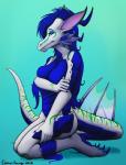 anthro blue_eyes blue_hair claws doktor-savage dragon female four_toes hair halo horn markings pose scalie solo
Rating: Questionable
Score: 16
User: Doktor-Savage
Date: February 16, 2014