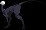 ambiguous_gender bioluminescence biped black_body black_skin claws eyeless feral glowing glowing_head simple_background solo standing thick_thighs transparent_background keadanger scp_foundation headlights_(scp) monster reptile scalie scp-745 alpha_channel