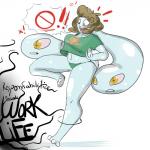 anthro big_breasts breasts ear_mouth female solo wide_hips geeflakes geeflakes_(character) lagomorph leporid mammal monster rabbit 1:1 digital_media_(artwork) hi_res