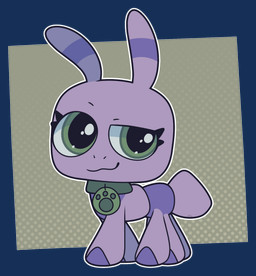 6_legs ambiguous_gender antennae_(anatomy) arthropod_abdomen chibi collar collar_only feral green_eyes nude on_model smile solo toony halhusky hasbro littlest_pet_shop lps_1308 ant arthropod hymenopteran insect alpha_channel cool_colors hi_res