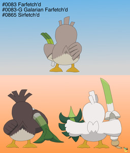 ambiguous_feral ambiguous_gender brown_body brown_feathers butt feathers feral food gradient_background group logo onion plant shield simple_background text trio vegetable white_body white_feathers pichu90 nintendo pokemon avian farfetch'd galarian_farfetch'd galarian_form generation_1_pokemon generation_8_pokemon pokemon_(species) regional_form_(pokemon) sirfetch'd absurd_res artist_logo english_text hi_res