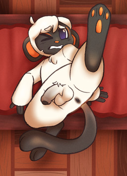 anthro anus balls biped bottomless butt clothed clothing feet flaccid foot_focus forced forced_exposure foreskin fur genitals humanoid_genitalia humanoid_penis male mismatched_genitalia mismatched_penis nude pawpads paws penile penis questionable_consent solo tail white_body white_fur donnadoll18 animal_crossing nintendo niko_(animal_crossing) grey_langur haplorhine langur mammal monkey old_world_monkey primate absurd_res digital_media_(artwork) hi_res