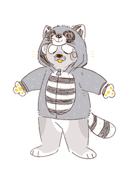 anthro black_clothing black_jacket black_nose black_topwear blep bottomless clothed clothing eyes_closed featureless_crotch front_view fur grey_body grey_clothing grey_fur grey_jacket grey_topwear jacket male multicolored_clothing multicolored_jacket multicolored_topwear overweight overweight_anthro overweight_male pawpads simple_background simple_eyes solo standing tongue tongue_out topwear unsigned white_background white_body white_clothing white_fur white_jacket white_topwear yellow_pawpads yellow_tongue asnnonaka ryuusei 3:4 full-length_portrait hi_res portrait