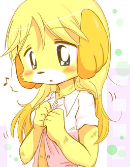 animal_crossing black_eyes blonde_hair blush clothing fur hair isabelle_(animal_crossing) kemono long_hair nintendo open_mouth video_games yellow_fur ノルー
Rating: Safe
Score: 5
User: KemonoLover96
Date: February 26, 2015 animal_crossing black_eyes blonde_hair blush clothing fur hair isabelle_(animal_crossing) kemono long_hair nintendo open_mouth video_games yellow_fur ノルー
Rating: Safe
Score: 5
User: KemonoLover96
Date: February 26, 2015
