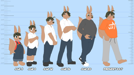 adolescent box bunny_fox clothing container male school_uniform uniform young funnybox danny_(funnybox) canid canine fox hare hybrid lagomorph leporid mammal rabbit true_fox digital_media_(artwork)