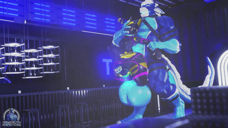 4_toes abdominal_bulge abs anal anal_penetration anthro audible_ejaculation balls barefoot barred_chastity_cage belly belly_expansion belly_overhang biceps big_balls big_belly big_butt big_dom_small_sub big_penis bodily_fluids bulge butt chastity_cage chastity_device claws clenching_balls clothing cum cum_in_ass cum_inflation cum_inside detailed_background dominant dominant_male duo ears_up ejaculation erection expansion expressions fannypacking feet femboy feminine finger_claws finger_in_mouth fingers fur genital_fluids genitals glowing glowing_eyes glowing_genitalia glowing_penis groan groaning_balls groaning_belly grunting hair hand_on_head harness heat_(temperature) huge_balls huge_belly huge_penis humanoid_genitalia humanoid_penis hyper inflation jet_bulge larger_male looking_pleasured male male/male male_penetrated male_penetrating male_penetrating_male manhandling markings metal_chastity_cage moan muscular muscular_anthro muscular_male music musk musk_cloud musky_balls musky_penis navel nightclub nude open_mouth orgasm pawpads paws pecs penetration penile penile_penetration penis penis_in_ass rough_sex rumbling_stomach scale_markings scales service_top service_top_harness sex size_difference smaller_male smaller_penetrated smile sound_effects straps straps_across_chest submissive submissive_male sweat sweatdrop tail tearing_clothing thick_thighs throbbing throbbing_balls toes tongue torn_clothing wearing_chastity_cage wearing_chastity_device wide_hips nighdruth sound_warning mythology nighdruth_(character) raiden_(zapaeryan) canid canine canis dragon jackal mammal mythological_creature mythological_scalie scalie 16:9 3d_(artwork) 3d_animation animated blender_(artwork) blender_eevee_(artwork) digital_media_(artwork) hi_res huge_filesize long_playtime sound voice_acted webm widescreen