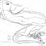 2013 amulet anal anal_penetration anthro butt dragon erection eye_roll feral flying from_behind fur gay girly hair interspecies knotting long_hair male monochrome mountain mustelid nateday necklace open_mouth otter penetration penis pointing raised_tail reptile scalie scott_(character) sex sky sora_(character) tongue whiskers yelling
Rating: Explicit
Score: 5
User: ScottTheOtter
Date: December 01, 2013