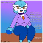 big_breasts breasts clothed clothing female female_humanoid insult insulting_viewer not_furry sitting slightly_chubby slightly_chubby_female slightly_chubby_humanoid solo text scor-chii nintendo pokemon liz_(scor-chii) gardevoir generation_3_pokemon humanoid pokemon_(species) shiny_pokemon 1:1 english_text hi_res