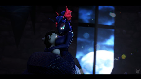 anthro anthro_on_anthro apode big_breasts black_hair blue_body blue_hair blue_scales breasts coiling dark dominant dominant_female duo eye_contact eyeshadow face_in_breasts female glowing_pupils hair head_between_breasts horn horn_jewelry horn_ring hug jewelry legless looking_at_another makeup male nipples nude nude_female nude_male ring_(jewelry) scales serpentine split_form submissive submissive_male teal_eyes white_body mercfox438 aeridiccore_(modeler) friendship_is_magic hasbro idw_publishing my_little_pony my_little_pony_(idw) mythology evil_luna_(idw) fan_character princess_luna_(mlp) draconcopode equid equine horse lamia mammal mythological_creature mythological_equine pony reptile scalie snake unicorn 16:9 2018 3d_(artwork) digital_media_(artwork) hi_res widescreen