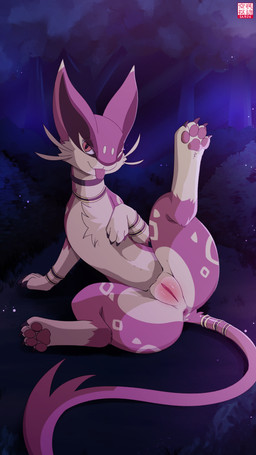 anus blep butt female feral genitals looking_at_viewer paws solo tongue tongue_out vulva sarox nintendo pokemon fan_character sierra_(darknfluffy) felid feline generation_5_pokemon liepard mammal pokemon_(species) 4k 9:16 absurd_res hi_res