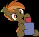 brown_body brown_eyes clothing feral frown game_cartridge hair handheld_console hat headgear headwear male open_mouth orange_hair orange_tail propeller_hat simple_background solo tail transparent_background young young_feral pestil friendship_is_magic hasbro my_little_pony button_mash_(mlp) earth_pony equid equine horse mammal pony 2021 alpha_channel digital_media_(artwork) hi_res