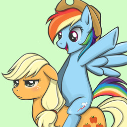 applejack_(mlp) blonde_hair blue_fur cowboy_hat cutie_mark duo equine female feral freckles friendship_is_magic frown fur green_eyes hair hat horse long_hair mammal multi-colored_hair murraysnow my_little_pony open_mouth orange_fur pegasus pony purple_eyes rainbow_dash_(mlp) rainbow_hair ridding sitting smile standing tongue wings
Rating: Safe
Score: 27
User: Deatron
Date: December 02, 2013