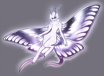 antennae_(anatomy) blue_eyes chest_tuft curvy_figure digitigrade fluffy flying glowing glowing_body looking_at_viewer male multicolored_body nude solo sparkles tuft wings coffuu animal_humanoid arthropod arthropod_humanoid humanoid insect insect_humanoid lepidopteran lepidopteran_humanoid moth moth_humanoid 2018