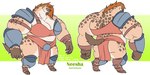 anthro female grin grinning_at_viewer hyper overweight overweight_anthro overweight_female smile smiling_at_viewer stated_age stated_height stated_weight jangleforks neesha_(pilpil) gnoll hyena mammal hi_res