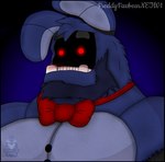 anthro bow_tie eyebrows fur machine male muscular muscular_anthro muscular_male pecs purple_body purple_fur red_eyes solo teeth freddynsfwgay five_nights_at_freddy's five_nights_at_freddy's_2 scottgames withered_bonnie_(fnaf) animatronic lagomorph leporid mammal rabbit robot bust_portrait digital_media_(artwork) portrait watermark