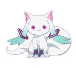 :3 ambiguous_gender feral fusion pink_eyes ring simple_background solo white_background zocehuy puella_magi puella_magi_madoka_magica vocaloid hatsune_miku kyubey incubator_(puella_magi) crossover