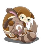anal anal_penetration balls blush bodily_fluids brown_body brown_fur chair_position duo feral feral_on_feral feral_penetrated feral_penetrating feral_penetrating_feral from_behind_position fur furret generation_2_pokemon genital_fluids genitals heart_eyes heart_symbol hi_res kimono_kemono male male/male male_penetrated male_penetrating male_penetrating_male nintendo penetration penile penile_penetration penis penis_in_ass pokemon pokemon_(species) precum saliva saliva_string sentret sex simple_background striped_body striped_fur stripes sweat tapering_penis tongue tongue_out white_background