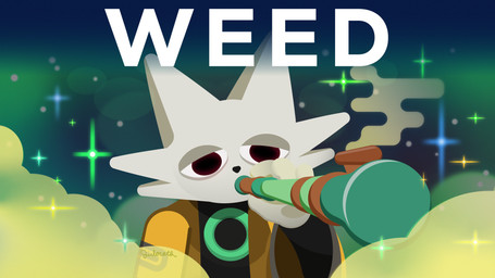 4_fingers anthro black_bodysuit black_clothing black_nose black_skinsuit bloodshot_eyes bodysuit clothed clothed_anthro clothed_male clothing cosmic_background drugs fingers foreshortening front_view fur holding_object holding_smoking_pipe male male_anthro marijuana mouthless object_in_mouth pointy_ears prick_ears robe skinsuit slim_anthro slim_male smoke smoke_cloud smoking smoking_marijuana smoking_pipe smoking_pipe_in_mouth solo style_emulation substance_intoxication text tight_clothing white_body white_fur white_text yellow_clothing yellow_robe dislocatd kurzgesagt nine_sols red_candle_games yi_(nine_sols) felid feline mammal solarian 16:9 2025 4k absurd_res adobe_illustrator_(artwork) bust_portrait cel_shading digital_media_(artwork) english_description english_text hi_res portrait shaded signature widescreen