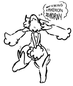 anthro aroused blush breasts covering covering_crotch covering_self embarrassed featureless_breasts female hair implied_transformation in_heat nude solo text thick_thighs thought_bubble wide_hips girlpenisworld nintendo pokemon hazel_(girlpenisworld) generation_4_pokemon lagomorph lopunny mammal pokemon_(species) digital_media_(artwork) english_text hi_res trans_(lore) trans_woman_(lore)