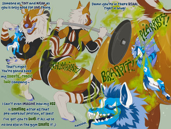 anthro anus anus_outline athletic_wear bodily_fluids bone breasts butt butt_focus dialogue duo entrapment exercise extreme_size_difference fart fart_cloud fart_fetish farting_in_mouth farting_on_another farting_on_face female genitals green_fart_cloud male male/female micro musk onomatopoeia puffy_anus simple_background size_difference skull skull_head sound_effects sweat text vulva weightlifting workout sophieyeen sophie_(sophieyeen) absurd_res english_text hi_res
