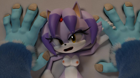 anthro big_hands bouncing_breasts breasts duo faceless_character faceless_male female female_focus female_penetrated fur grabbing_sheets hair implied_insertion looking_at_viewer male male/female male_penetrating male_penetrating_female messy_hair out_of_frame penetration princess purple_body purple_fur royalty sex size_difference smaller_female rotalice2 ganondork_(modeler) sega sonic_the_hedgehog_(series) sonic_unleashed blaze_the_cat sonic_the_hedgehog sonic_the_werehog canid eulipotyphlan hedgehog mammal werecreature wereeulipotyphlan werehog 16:9 3d_(artwork) 3d_animation animated digital_media_(artwork) hi_res no_sound short_playtime video widescreen