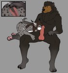 anal anal_fingering anthro anthro_fingered anthro_fingering anthro_fingering_anthro anthro_on_anthro big_dom_small_sub big_penis black_body black_fur butt butt_from_the_front digitigrade dominant dominant_male duo erection fellatio female femboy fingering fingering_partner fur genitals grey_body grey_fur humanoid_genitalia humanoid_penis internal internal_anal larger_anthro larger_male licking male male/male male_fingering_male markings oral pawpads penile penis penis_lick sex size_difference smaller_anthro smaller_female spots spotted_body spotted_fur submissive thick_thighs tongue tongue_out white_body white_fur xray_view saturnzrose astrid_vinter dakota_(damascus) american_black_bear bear black_bear bobtail_cat domestic_cat felid feline felis mammal spotted_tabby ursine hi_res nonbinary_(lore) trans_(lore)